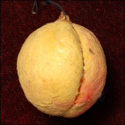 Antique Christmas ornament - cotton PEACH