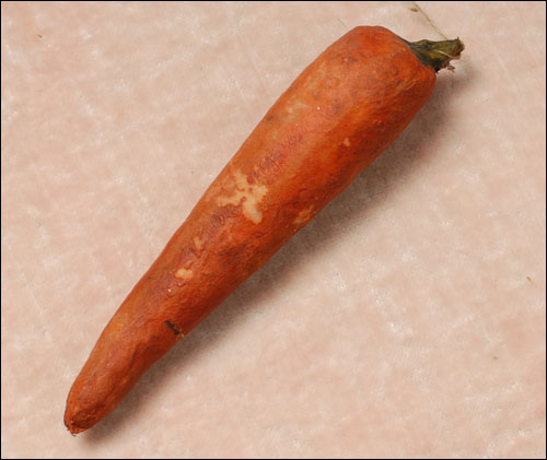 Antique Christmas ornament - cotton CARROT