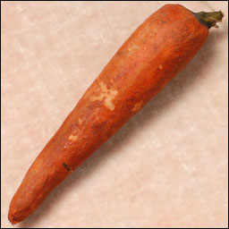 Antique Christmas ornament - cotton CARROT