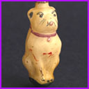 Vintage Christmas glass ornament BULLDOG