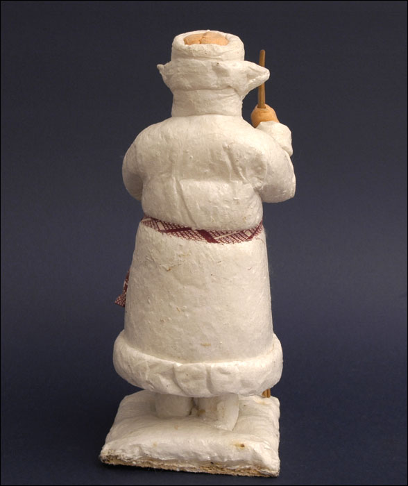 Antique cotton figure of Russian SANTA
