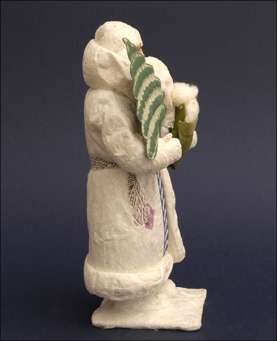 Antique cotton figure of Russian SANTA