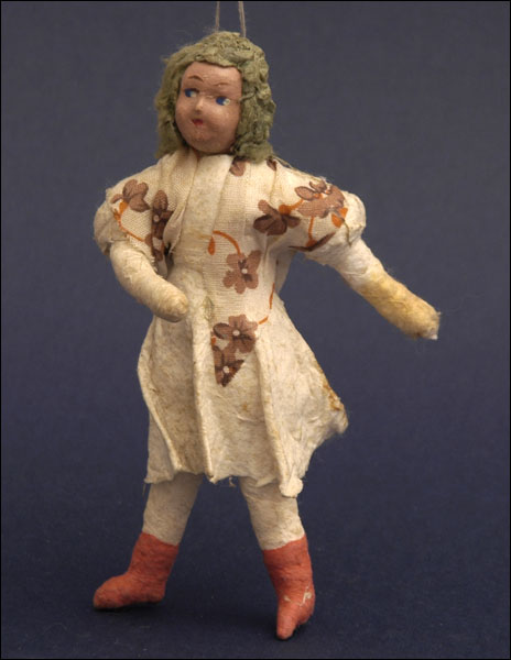 Antique Christmas ornament GIRL