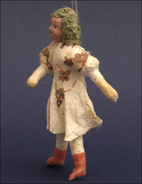 Antique Christmas ornament GIRL