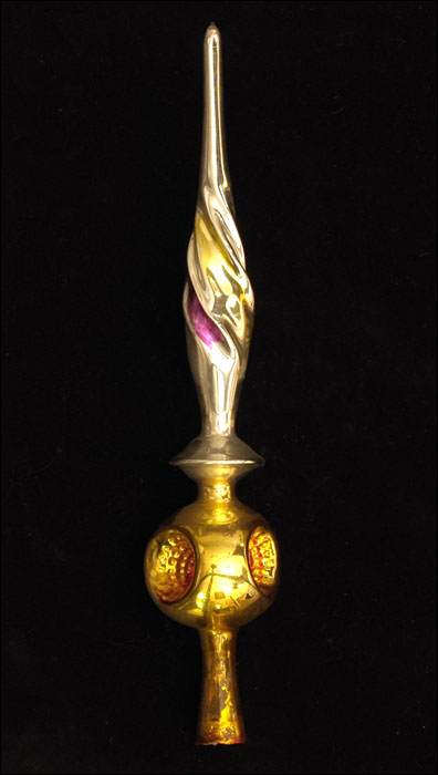 Vintage Christmas tree glass TOPPER