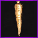 Vintage Christmas glass ornament CARROT