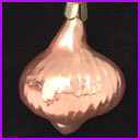 Vintage Christmas glass ornament ONION