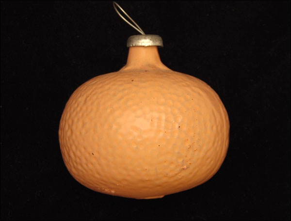 Vintage Christmas glass ornament MANDARIN