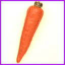 Vintage Christmas glass ornament CARROT