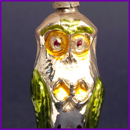 Antique Christmas ornament OWL