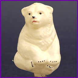 Antique CHRISTMAS ornament POLAR BEAR