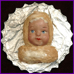 Antique Christmas ornament GIRL