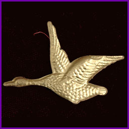 Antique Christmas ornament GOOSE