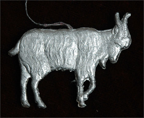 Antique Christmas ornament BISON
