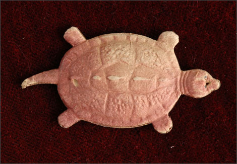 Antique Christmas ornament TURTLE