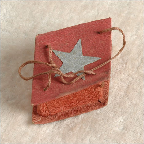 Antique Christmas Candy Container with Star