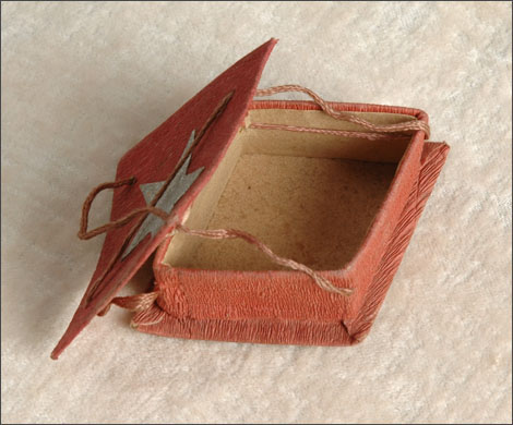Antique Christmas Candy Container with Star
