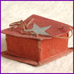 Antique Christmas Candy Container with Star