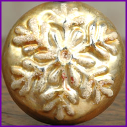 Antique Christmas ornament SNOWFLAKE