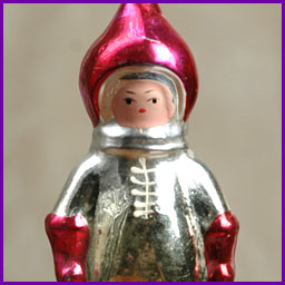 Antique Christmas ornament SPACEMAN