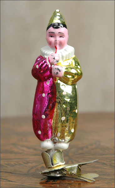 Antique Christmas ornament CLOWN