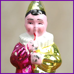 Antique Christmas ornament CLOWN
