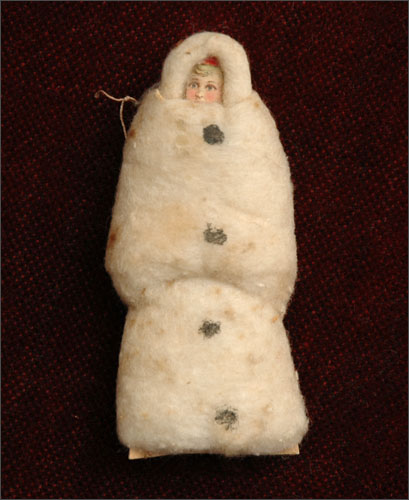 Antique German Christmas ornament BABY