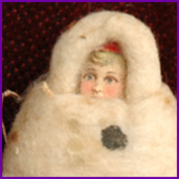 Antique German Christmas ornament BABY