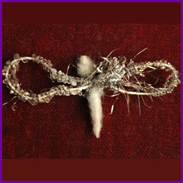 Antique German Christmas ornament BUTTERFLY