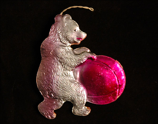 Old Dresden Christmas ornament CIRCUS BEAR