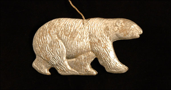 Antique CHRISTMAS ornament POLAR BEAR