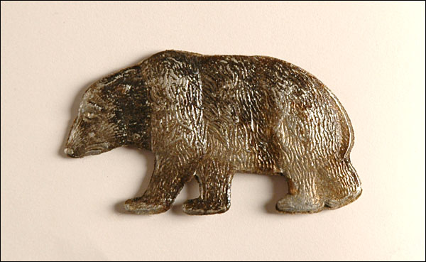 Rare Anique Christmas ornament GRIZZLY BEAR