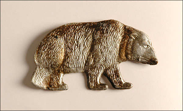 Rare Anique Christmas ornament GRIZZLY BEAR