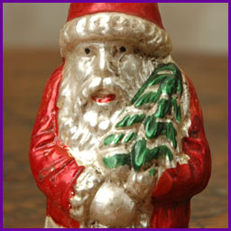 Antique German Christmas ornament SANTA