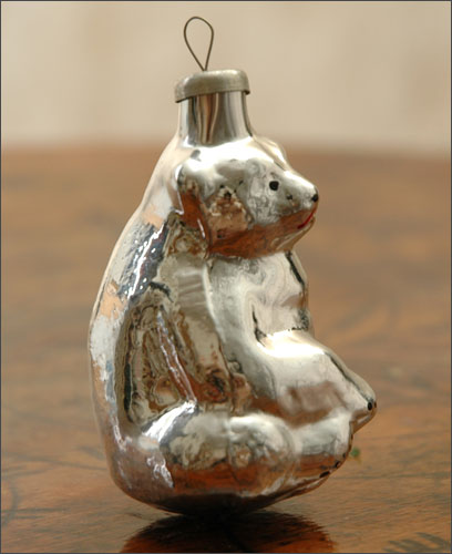 Vintage Christmas ornament POLAR BEAR