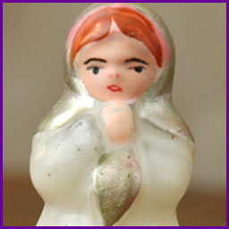 Antique Christmas ornament DOLL