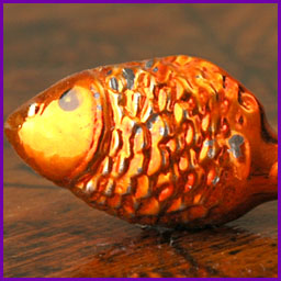 Antique Christmas ornament FISH