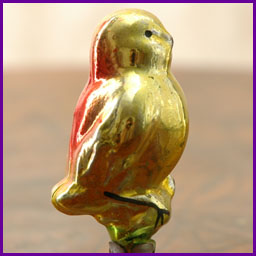Antique Christmas ornament SPARROW