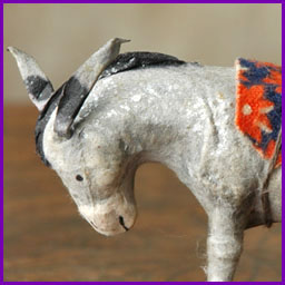 Antique Christmas ornament DONKEY