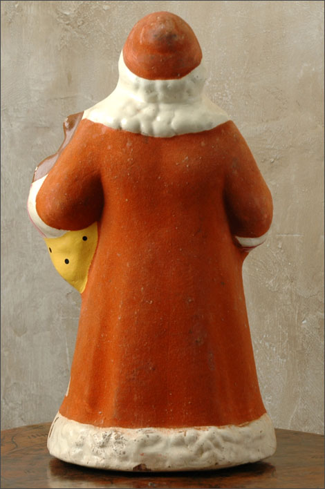 Antique Christmas paper mache figure of SANTA 