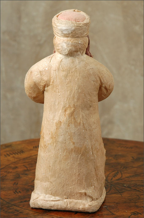Antique Christmas cotton figure of SNOWGIRL