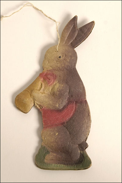 Vintage Christmas ornament RABBIT with HORN