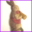 Vintage Christmas ornament RABBIT with HORN