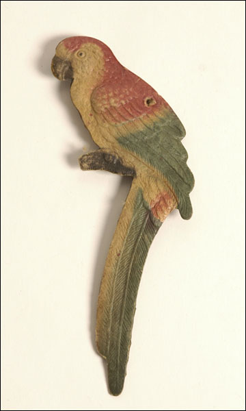 Antique Christmas ornament PARAKEET PARROT