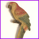 Antique Christmas ornament PARAKEET PARROT