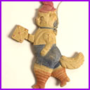Vintage Christmas ornament PUSS in BOOTS