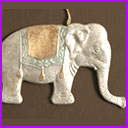 Vintage Christmas ornament CIRCUS ELEPHANT