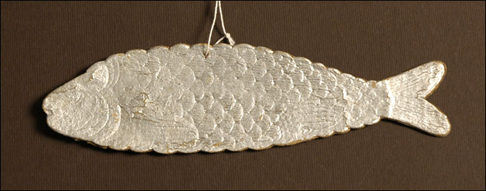 Vintage Christmas ornament FISH