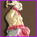 Vintage Christmas ornament RABBIT