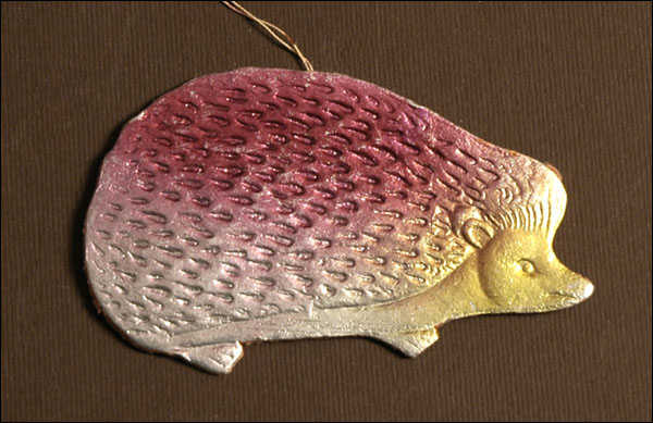 Vintage Christmas ornament HEDGEHOG